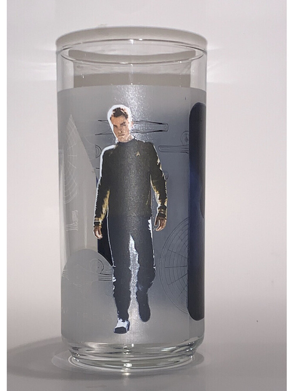 Star Trek Kirk Collectible Glass 2008 Burger King Glass Collection